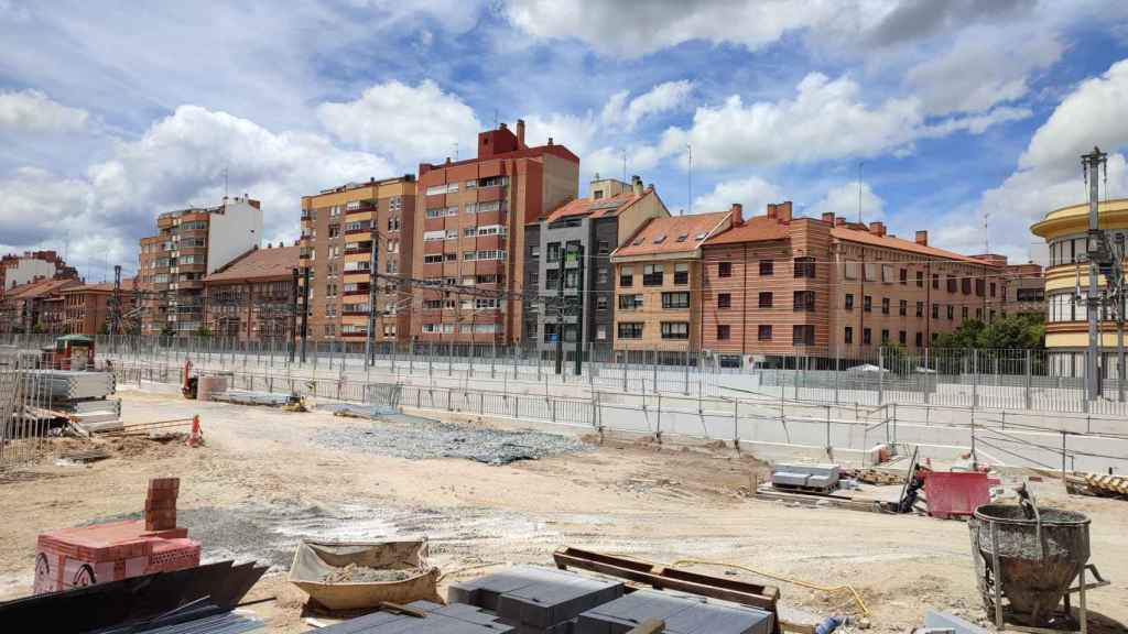 Obras del Paso de Padre Claret en Valladolid