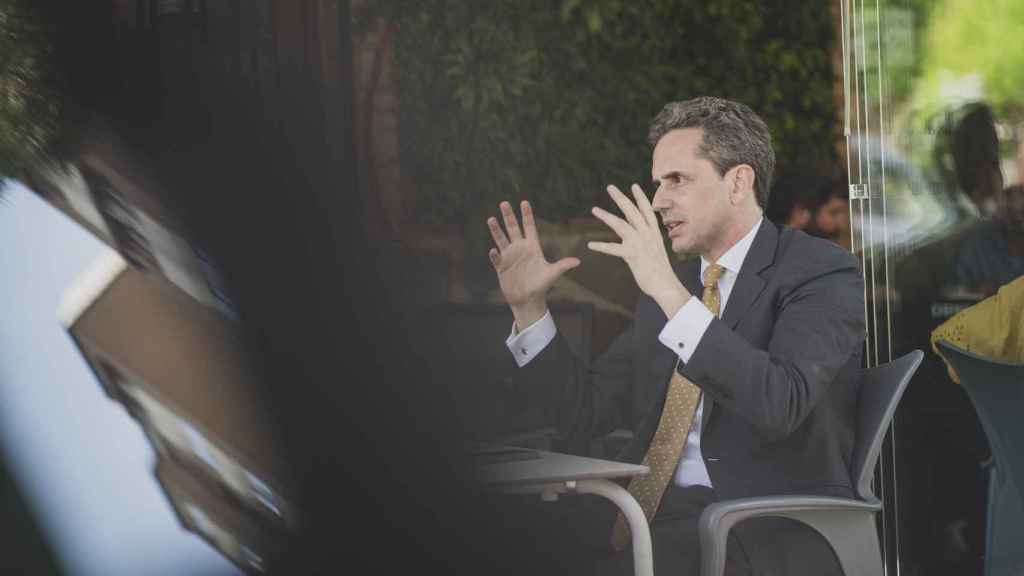 Jamil Anderlini, 'Politico.eu' editor-in-chief, interviewed by EL ESPAÑOL in Madrid.