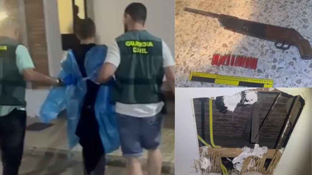 Imágenes de la detención.