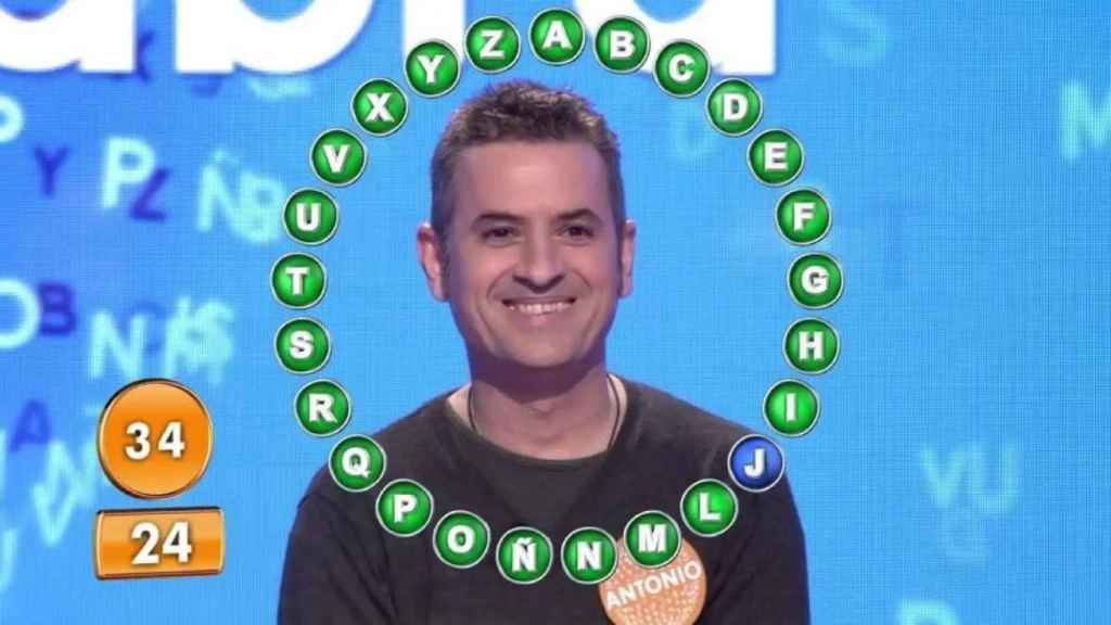 Antonio Ruiz durante su participación en el concurso.