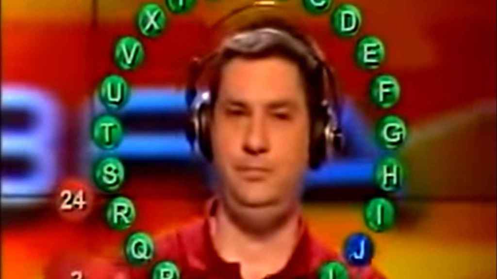 Eduardo Benito fue a Pasapalabra en el año 2006.