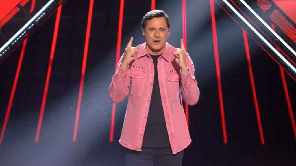 Ion Aramendi presentando Factor X