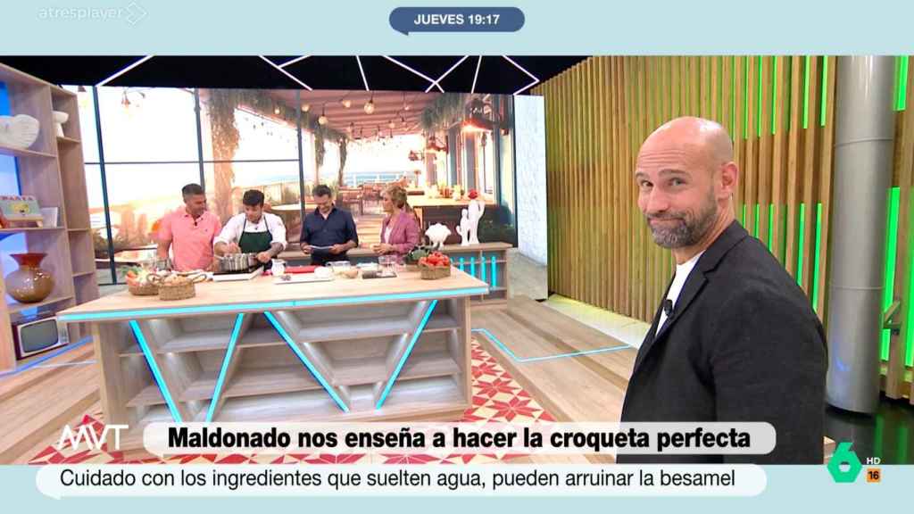 Pablo Ojeda, Carlos Maldonado, Iñaki López, Cristina Pardo y Gonzalo Miró en 'Más Vale Tarde'.