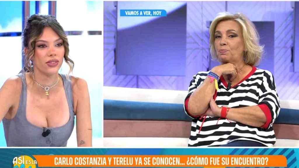 Alejandra Rubio y Carmen Borrego en 'Así es la vida'.