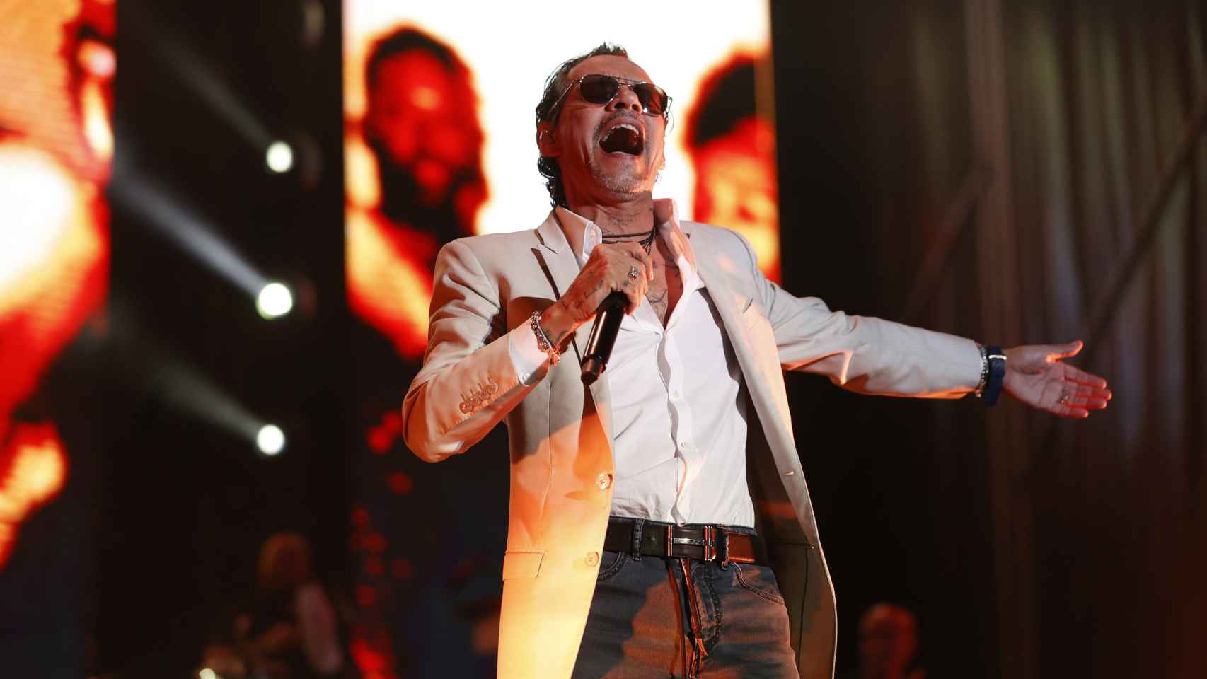 Marc Anthony eligió Marbella para inaugurar su gira en España ante 10.000 espectadores.