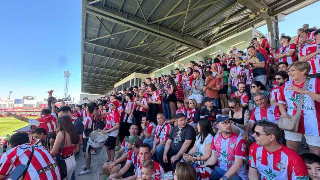 Imagen de la grada del estadio del CD Sanse