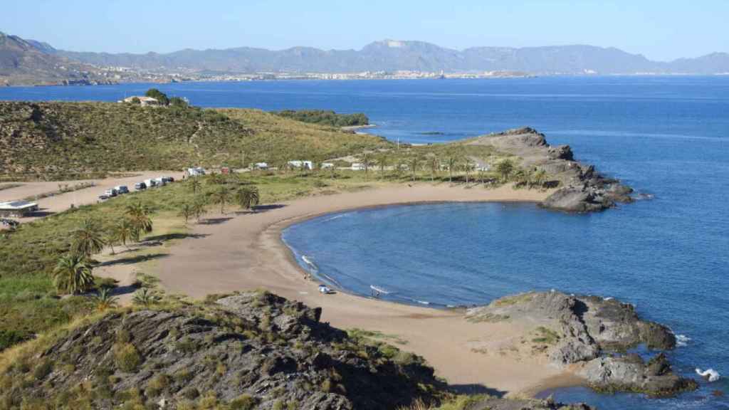 La playa de Percheles donde se ha producido el fallecimiento de Vladimir.