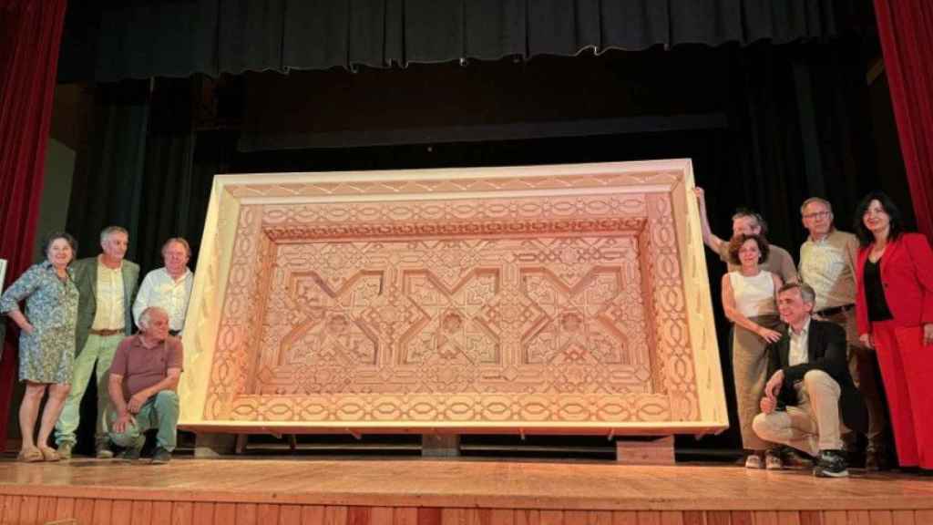 Presentación del nuevo alfarje de la Sala Capitular del Monasterio de Sigena