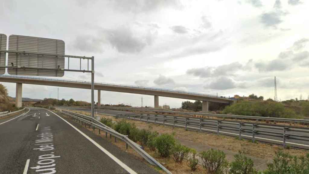 Carretera donde ocurrió el accidente.