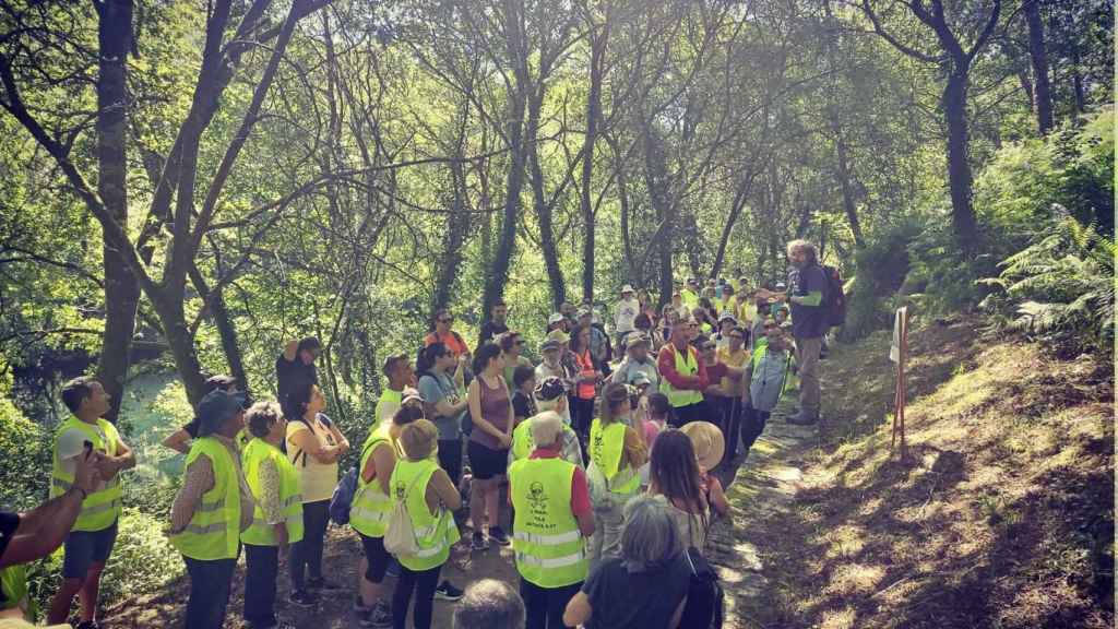 Andaina por la senda fluvial del río Lérez.