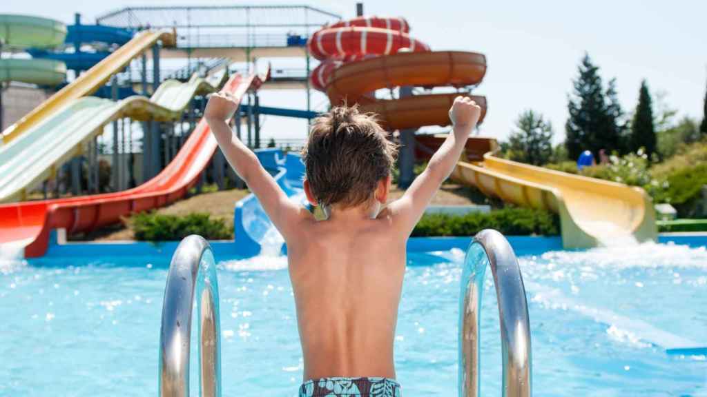 Imagen de archivo de un parque acuático.