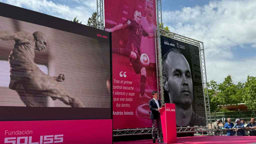 Homenaje a Andrés Iniesta.