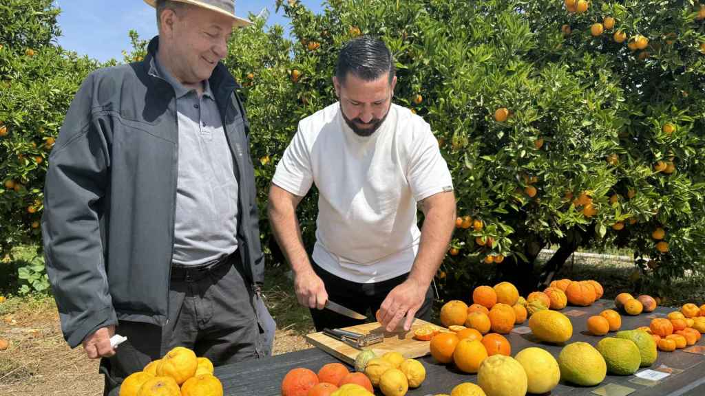 Vicente Todolí y Luis Valls en Fundación Todolí.