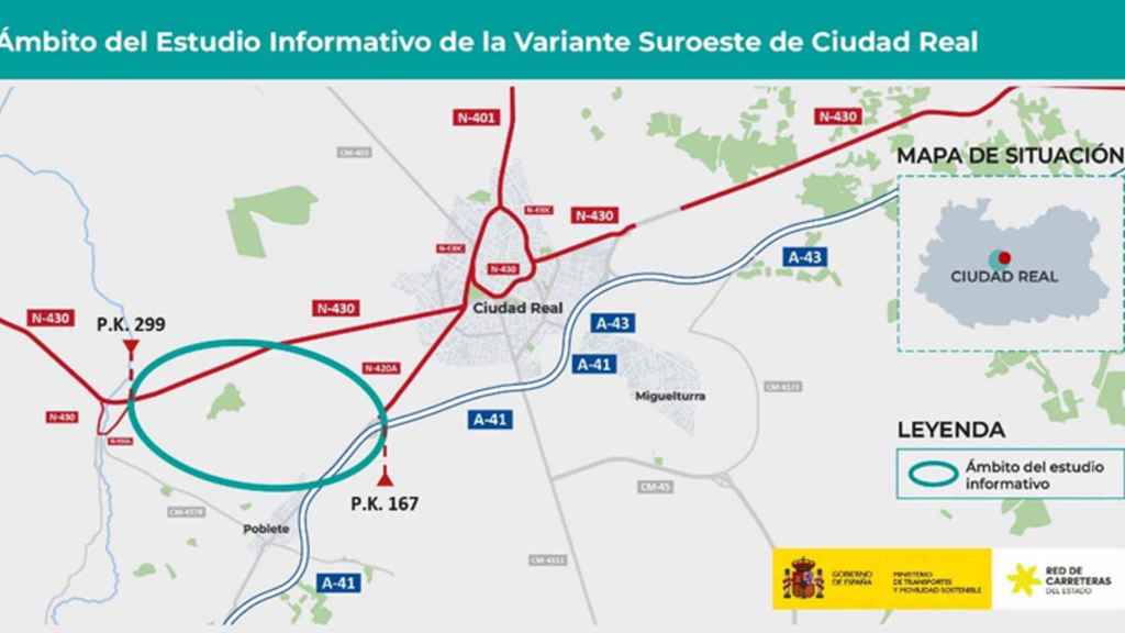 Variante Suroeste de Ciudad Real.