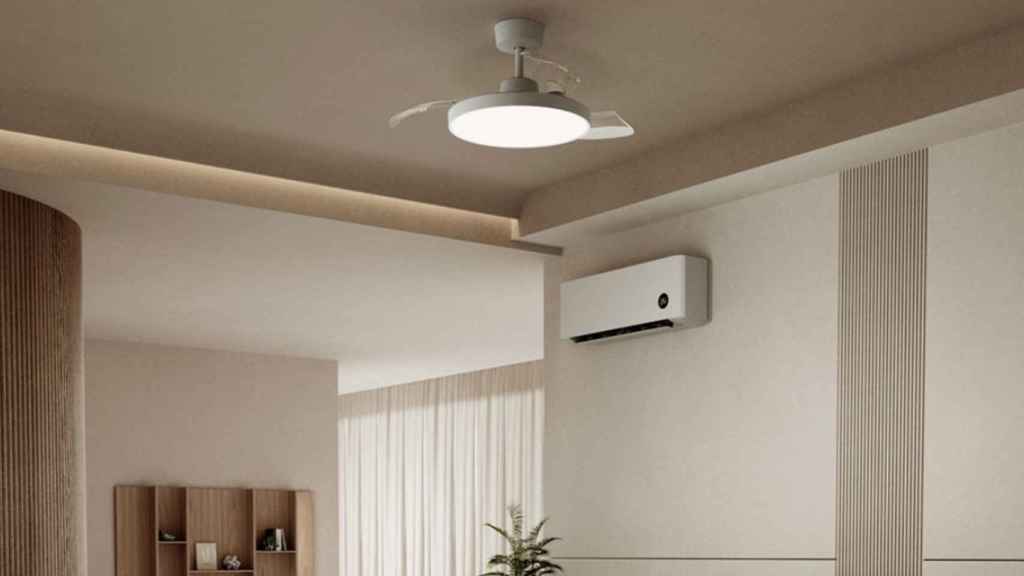 La lámpara ventilador de Xiaomi.