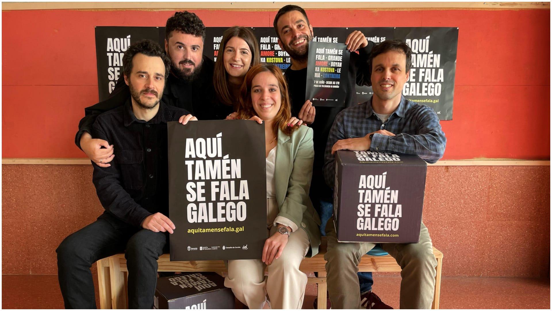 Algúns dos docentes coordinadores do proxecto (Foto: cedida)