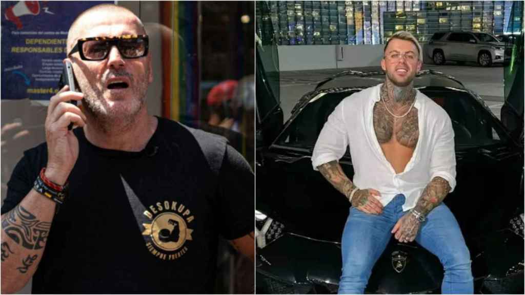 Daniel Esteve dueño de la empresa Desokupa se enfrenta a Amadeo Llados.