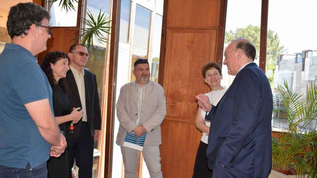 Encuentro de personal de la UVigo y la de Lodz.