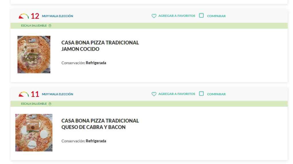 Análisis de la OCU.