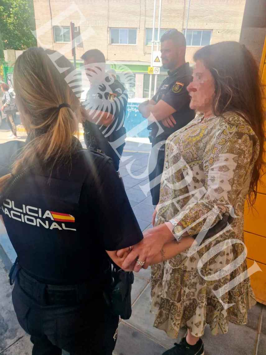 Momento de la detención.