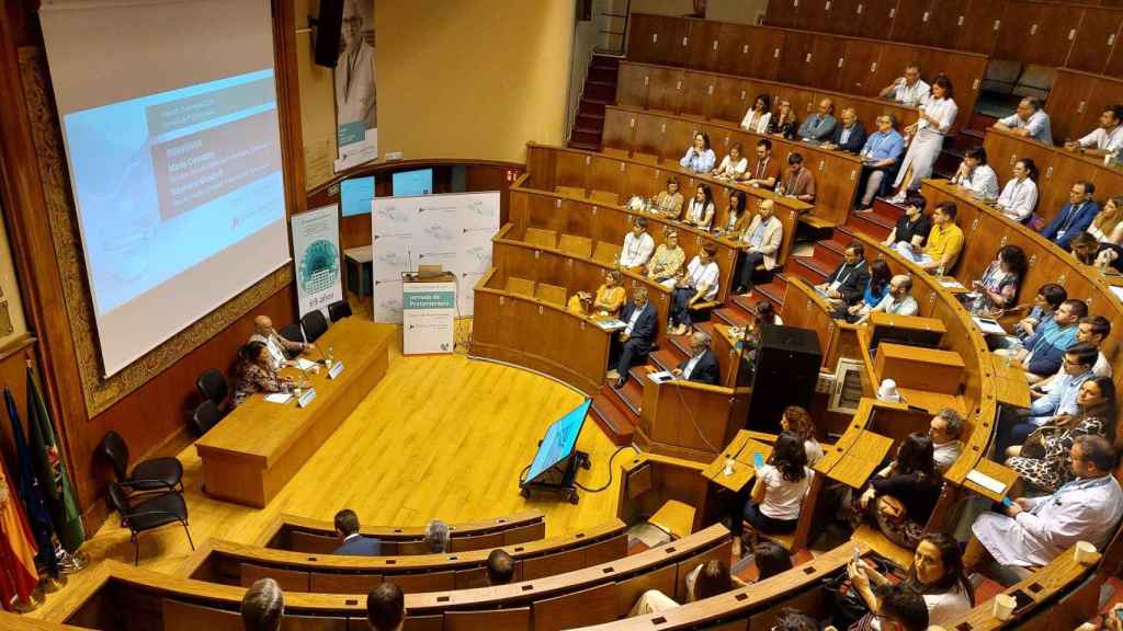 Imagen de la jornada organizada por el Centro de Protonterapia Quirónsalud y el Hospital Universitario Fundación Jiménez Díaz.