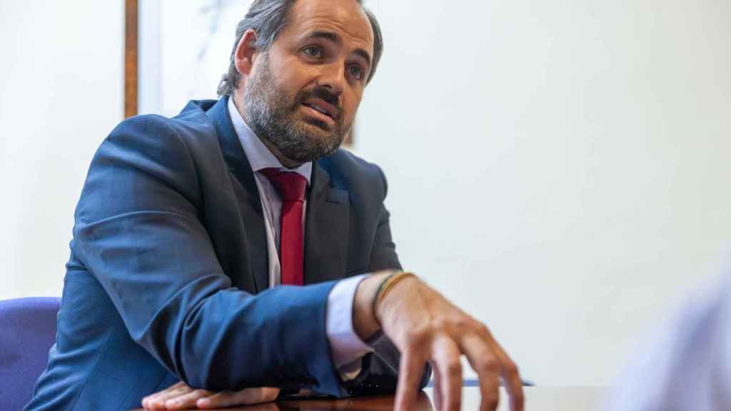 Paco Núñez durante la entrevista.