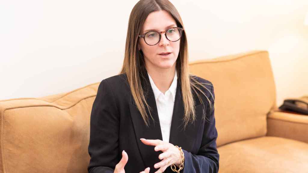 Antonella Marty, durante la entrevista