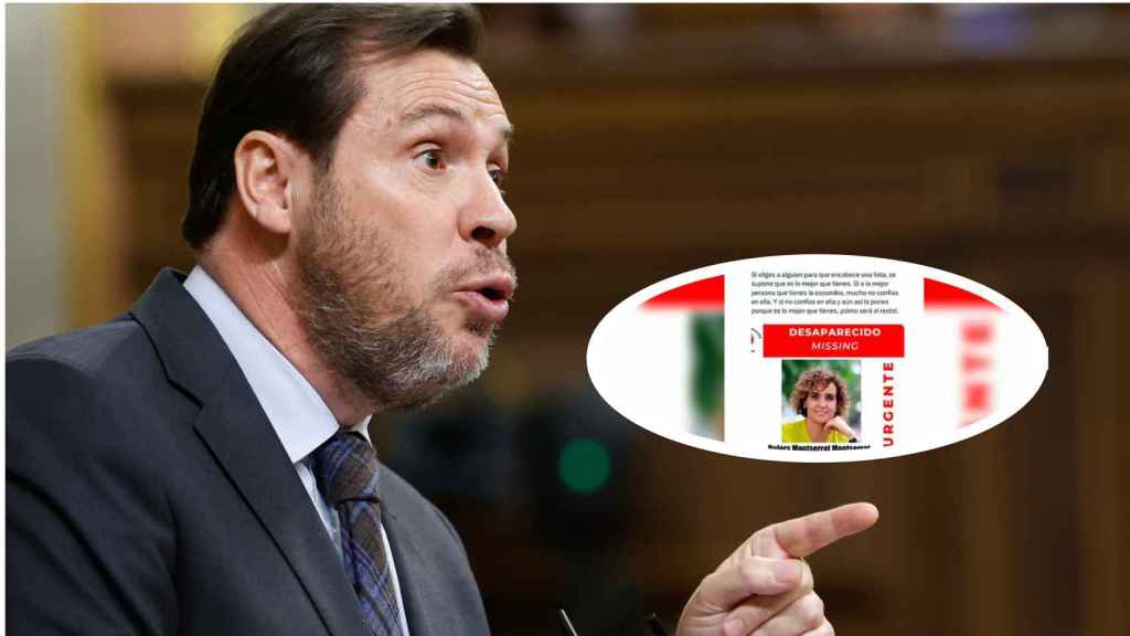 Óscar Puente junto al comentario borrado