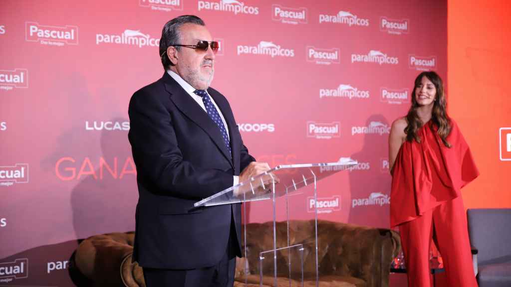 José Manuel Rodríguez Uribes en el acto de presentación del himno de las Paralimpiadas 2024