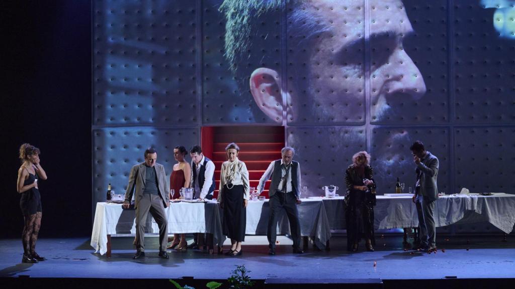 Aitor Borobia y Sandra Ferrús en 'Festen'. Foto: Enrique Moreno Esquibel