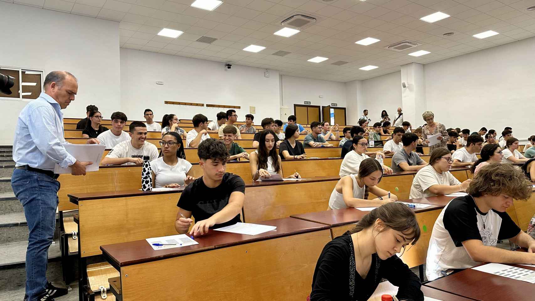 Examen de Selectividad en la Facultad de Medicina.
