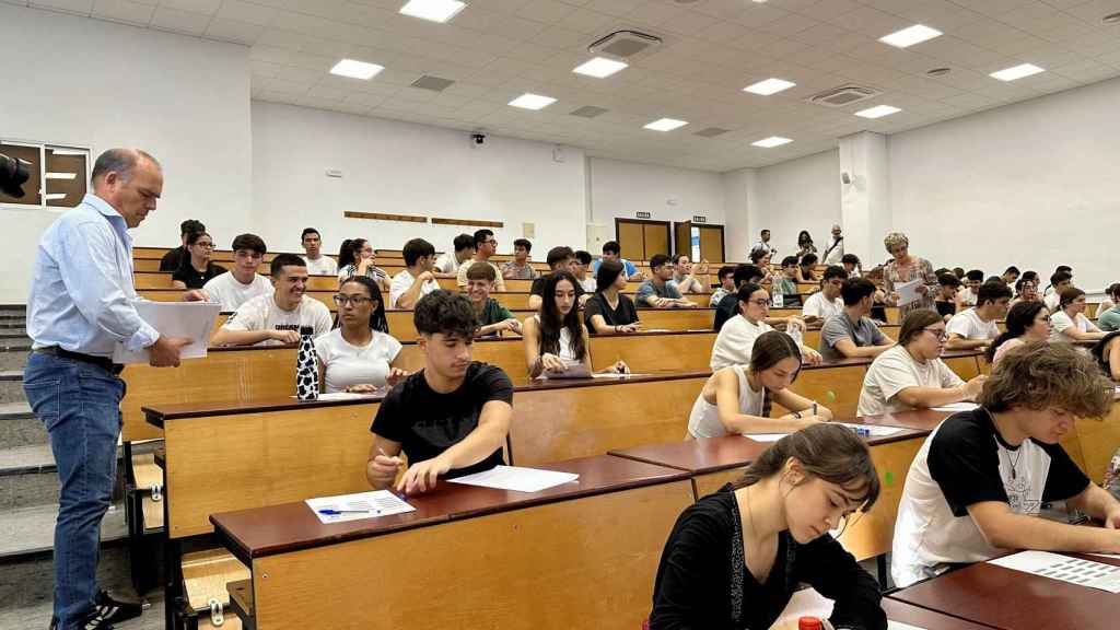 Examen de Selectividad en la Facultad de Medicina.