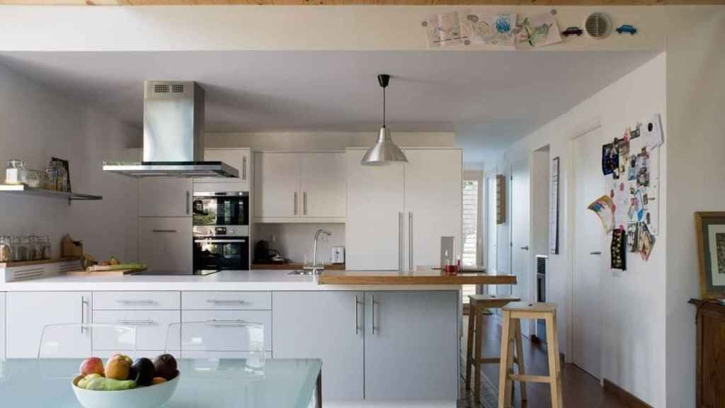 Una casa prefabricada por dentro.