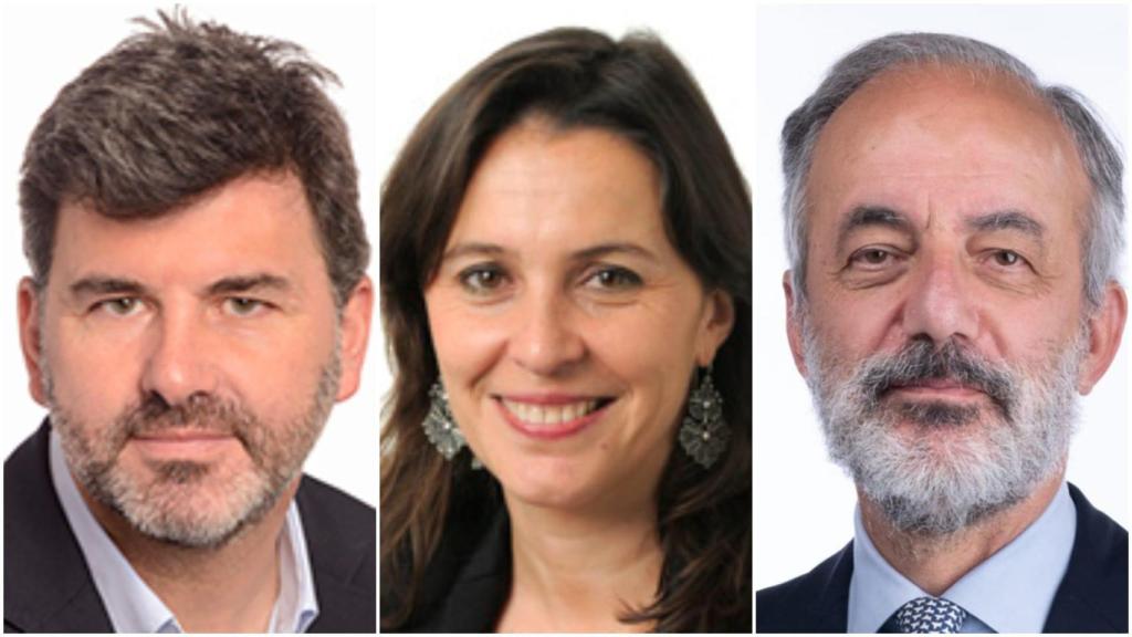 Nicolás González, Ana Miranda y Fracnisco Millán