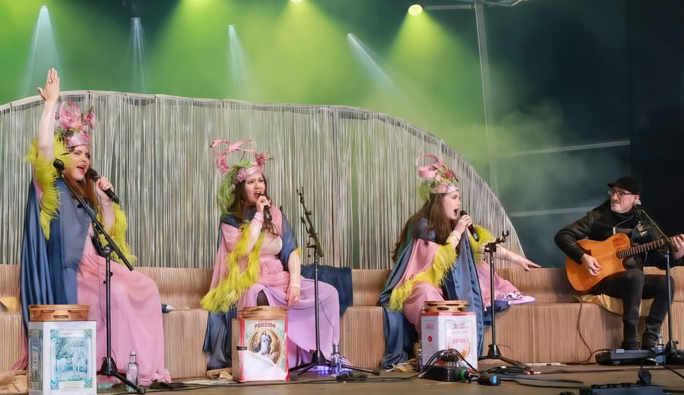 De Vacas durante una de sus actuaciones.