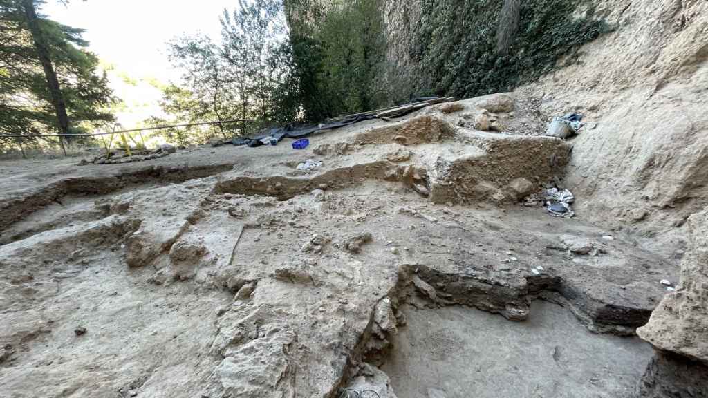 Yacimiento arqueológico de El Salt, en Alcoi (Alicante).