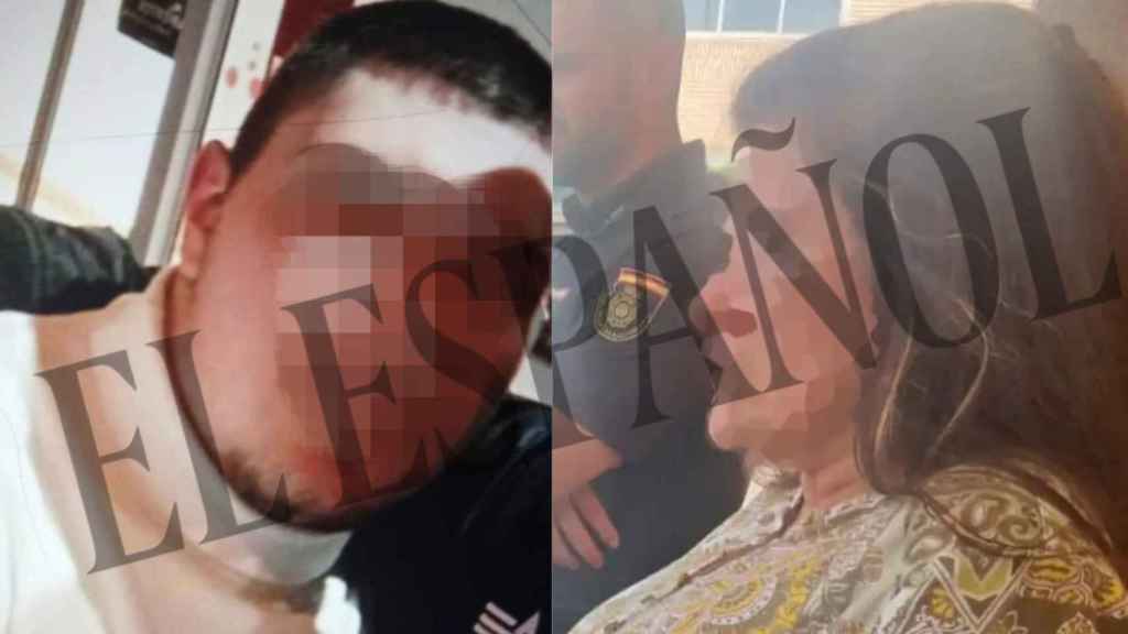 A la izquierda, Kevin, presunto implicado en el crimen de Borja Villacís; a la derecha, la madre del sospechoso, detenida por su vinculación con los hechos.