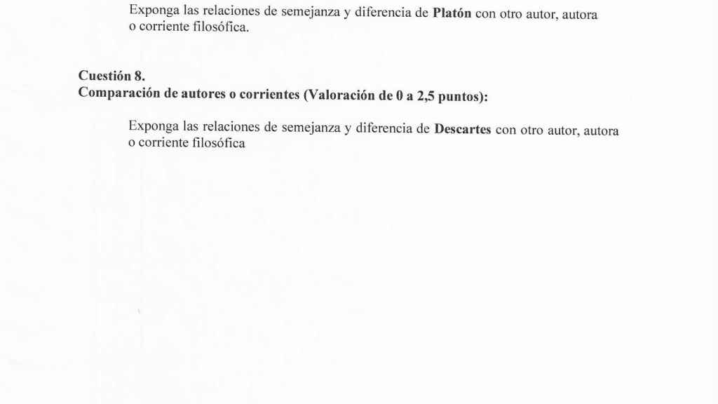 Examen de Filosofía en la EBAU 2024 parte 3