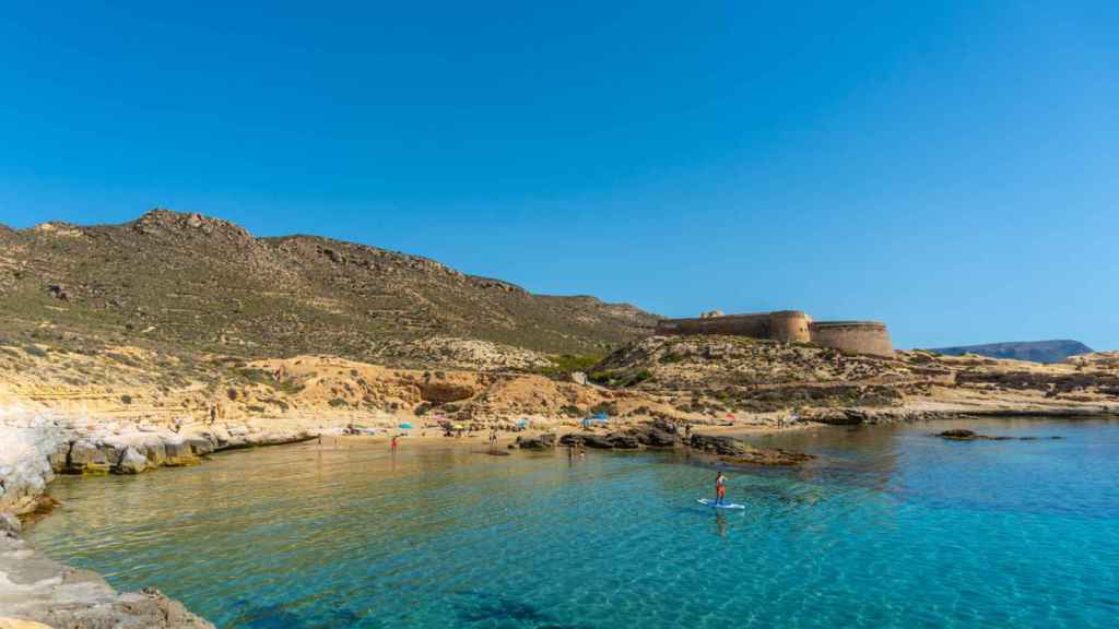 Acantilado de Cabo de Gata, Almería.