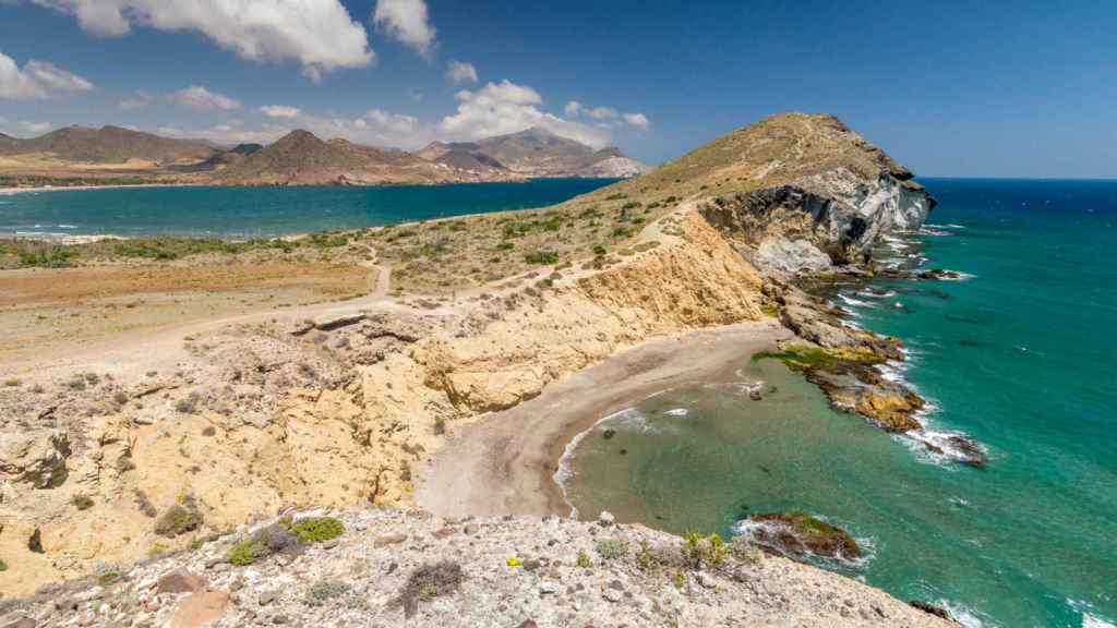 Imagen aérea del Cabo de Gata, Almería.