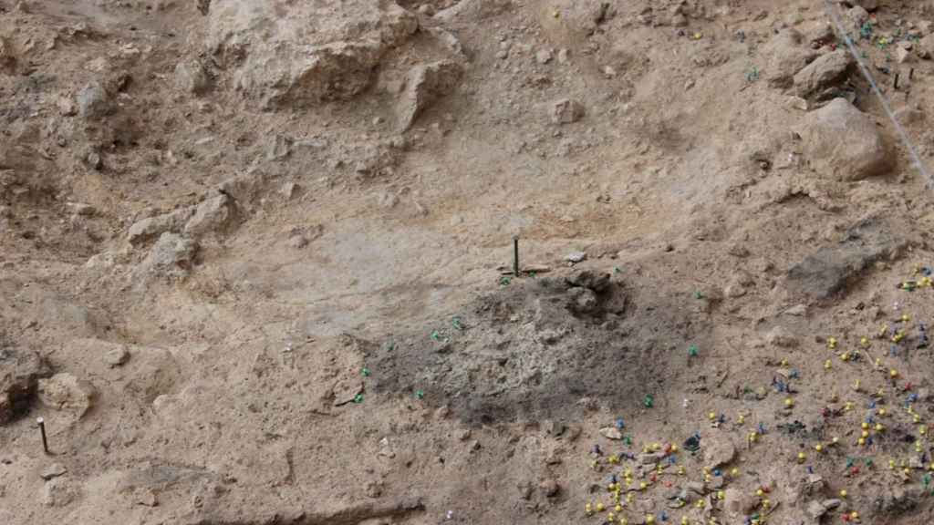 Fotografía de una de las fogatas analizadas.