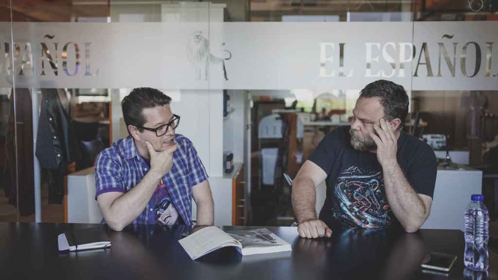Pedro Torrijos durante la entrevista.