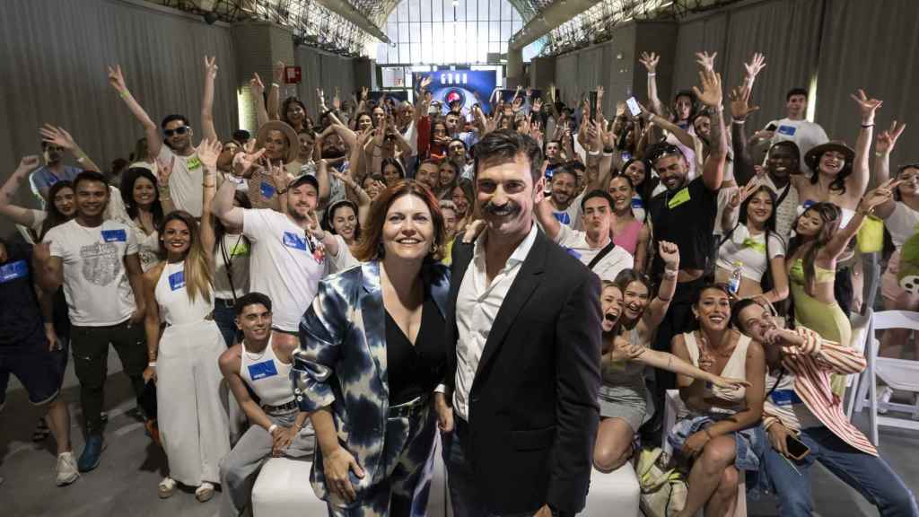 Miguel Martín, director de Zeppelin, y Teresa Colomina, directora de casting de 'GH'