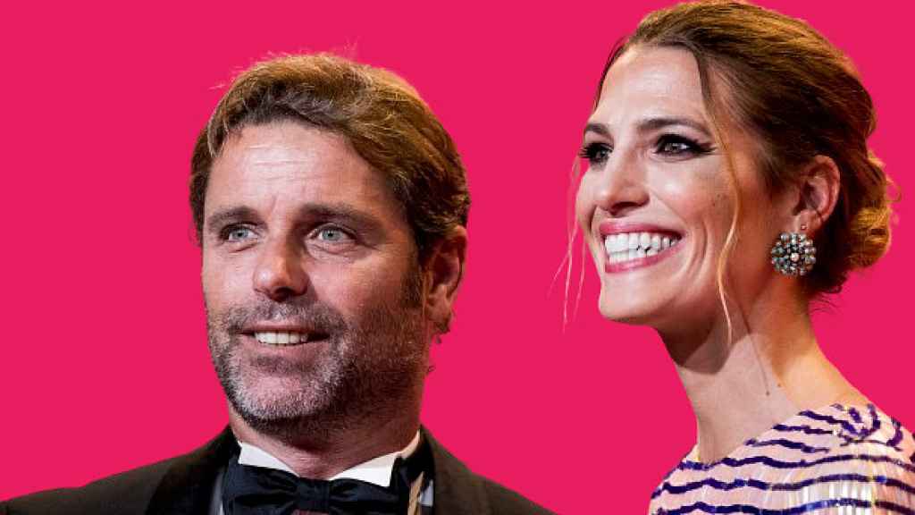 Laura Sánchez y David Ascanio en  un acto en Madrid en 2018.