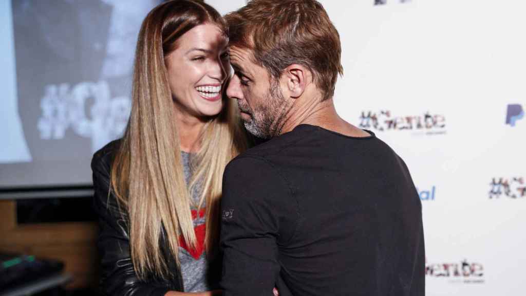 Laura Sanchez y David Ascanio durante un acto en Madrid en 2019.