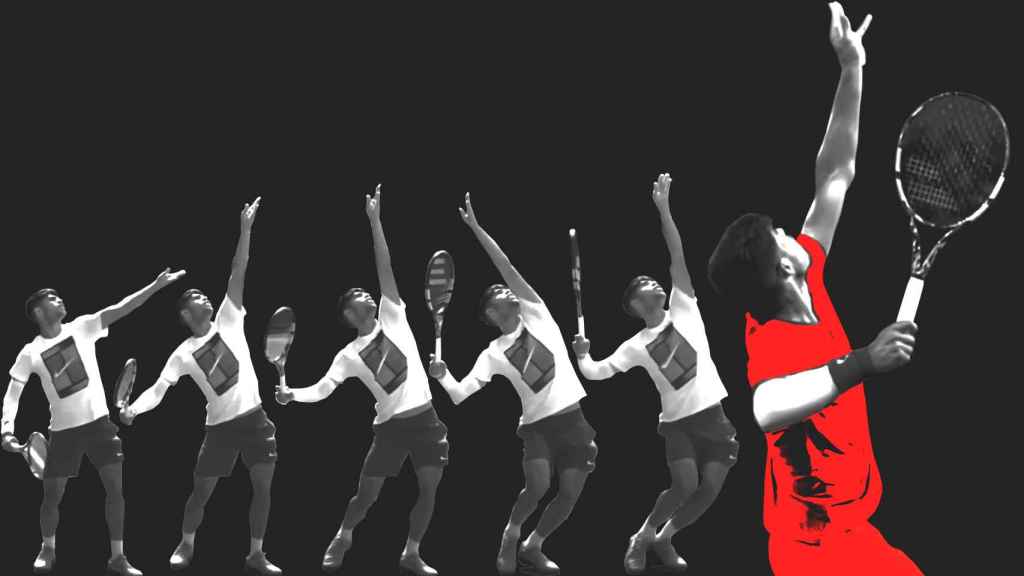 Carlos Alcaraz, en un fotomontaje.