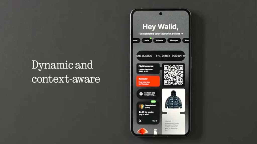 Ejemplo de asistente con IA integrado en un Nothing Phone