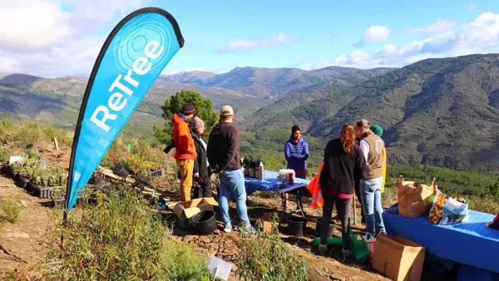 Un grupo de voluntarios de ReTree.