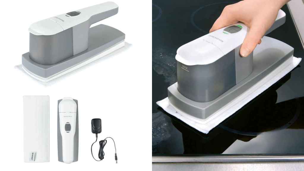 El limpiacristales recargable con vibración de Lidl.