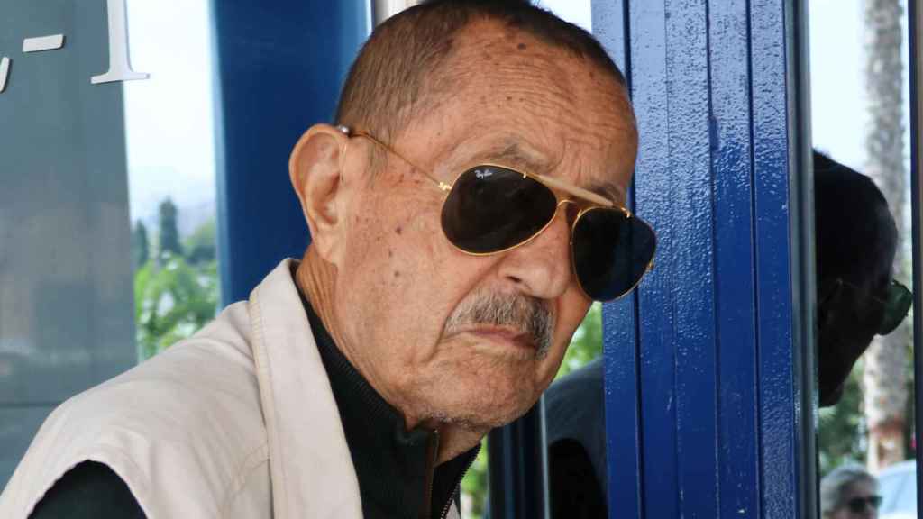 Julián Muñoz días antes de ingresar de nuevo en el hospital.